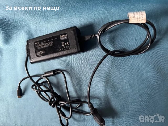 Оригинално зарядно за лаптоп HAMA - 92W , Букса Type C , снимка 2 - Кабели и адаптери - 48527037