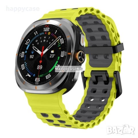 Samsung Galaxy Watch Ultra 47 mm 2025 / 2024 / MARINE Силиконова каишка, снимка 8 - Каишки за часовници - 54358102