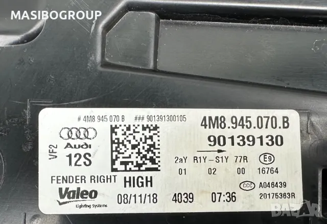 Стоп десен стопове Led за Ауди Кю8 Audi Q8 SQ8, снимка 5 - Части - 48997797