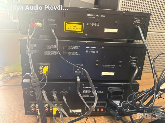 Audio System "Grundig" V-101 VFF-101 Double Casette Deck и CD-101 Моделите са произвеждани между 199, снимка 6 - Аудиосистеми - 54342258
