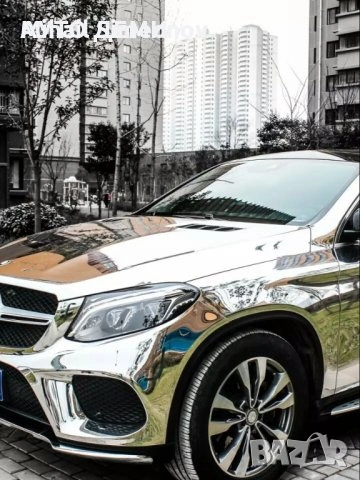 Качественно хром фолио стикер за кола автомобил джип ван пикап, снимка 6 - Аксесоари и консумативи - 53288942