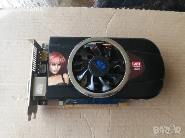 Видео карта AMD Radeon Sapphire HD 5770 HDMI 1024MB GDDR5 128bit PCI-E, снимка 1 - Видеокарти - 47856178