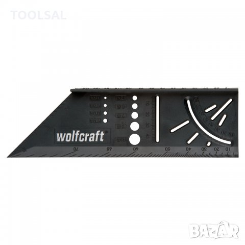 Шаблон за измерване и изчертаваме на ъгли за триизмерни детайли Wolfcraft, снимка 2 - Други инструменти - 31793933