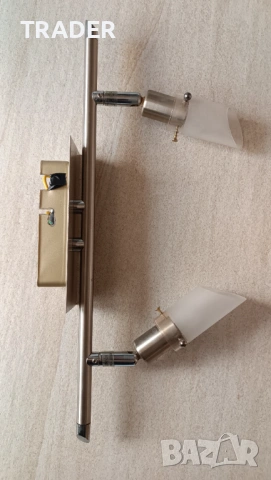 Пендел бял, тръбен,  Е27, 230V  спот насочена светлина двойка , снимка 3 - Други - 33409683