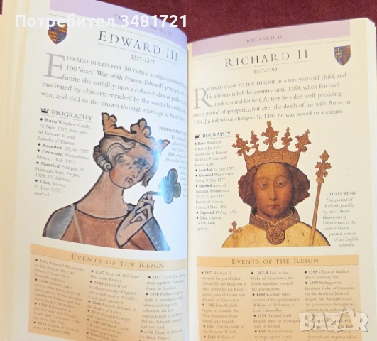 Kings & Queens of England and Scotland, снимка 6 - Енциклопедии, справочници - 53251784