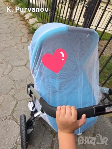 Quinny Buzz 3 в 1- запазена и изчистена, снимка 2 - Детски колички - 56227607