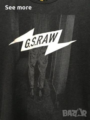 Мъжка тениска  G-STAR Raw размер XL, снимка 2 - Тениски - 53614209