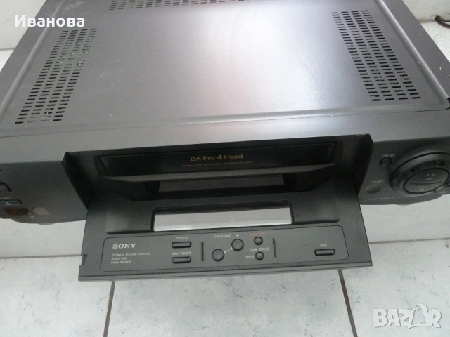 Продавам видеокасетофон Sony SLV-E500, снимка 3 - Плейъри, домашно кино, прожектори - 52036356