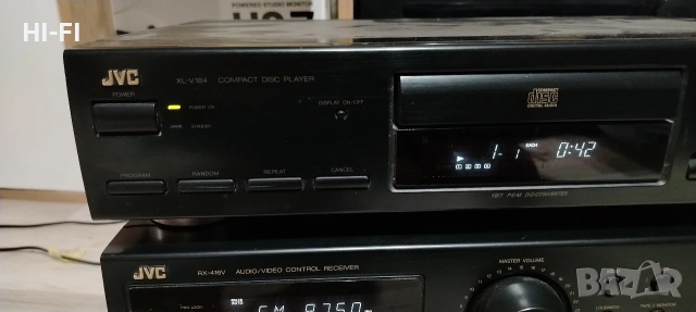 JVC rx 416 vbk JVC xl v184bk, снимка 5 - Ресийвъри, усилватели, смесителни пултове - 54115784