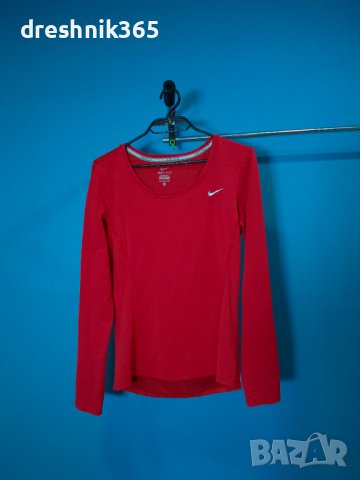 NIKE Dri-Fit Дамска/Спортна Блуза С/М, снимка 2 - Блузи с дълъг ръкав и пуловери - 40101372