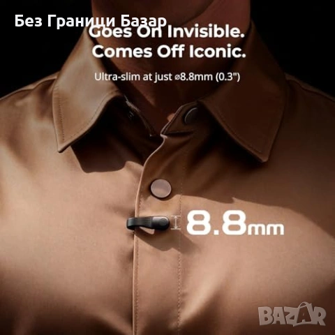 Нов Безжичен микрофон SMALLRIG S70-C2 USB-C 300м шумопотискане iPhone Android 48h кейс, снимка 5 - Микрофони - 54195855