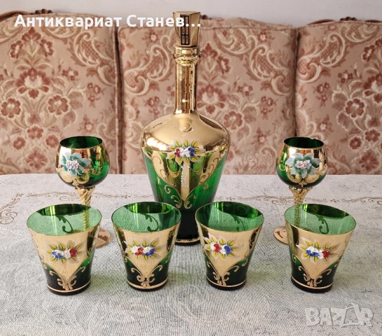 Комплект Bohemia Гарафа + 6 чаши