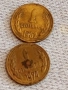Две монети 1 стотинки 1962/74г. НРБ от соца за КОЛЕКЦИЯ ДЕКОРАЦИЯ 44337, снимка 1