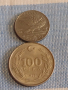 Две монети 50 чентезими 1941г. Италия / 100 лири 1986г. Турция за КОЛЕКЦИЯ ДЕКОРАЦИЯ 26240