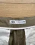 Мъжки къси панталони Zara в маслиненозелено, снимка 4
