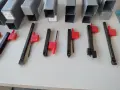 комплект стругарски ножове 8мм със сменяеми пластини – 7 части за CNC/универсален струг, снимка 4