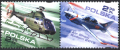 Чисти марки Авиация Самолет Въртолет 2015 от Полша
