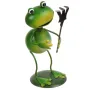 5717 Мини градинска декорация Жаба с инструмент, 15 см, снимка 4
