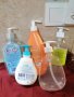 Празни флакони с Дозатор със заключващ се механизъм за дезинфектант, гелове, шампоани-8 броя, снимка 12