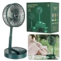 Преносим сгъваем настолен вентилатор с USB зареждане и акумулаторна батерия, снимка 5