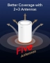 Нов AX3000 Wi-Fi 6 система Mesh 2-Pack 2.5G порт, VPN, до 200 устройства, снимка 4