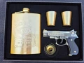 Подаръчен комплект Jack Daniel's,манерка,запалка и чаши,четири модела, снимка 2