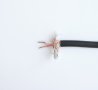 Екраниран кабел, двужилен, за микрофон, STEREO, черен, Ф6mm, Cu, снимка 1 - Друга електроника - 42567874