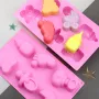 5625 Силиконова форма бебе с 6 бебешки форми, снимка 2