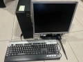 Компютър настолен DELL I3  с монитор и клавиатура, снимка 1
