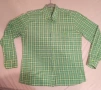 КАТО НОВА M/L ЕФЕКТНА БЪЛГАРСКА карирана спортно-елегантна риза BG plaid shirt, снимка 1