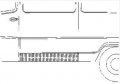 Ретро ламарини прагове , вежди за Мерцедес 207 Т1 ,Т2 , TN и други, снимка 7