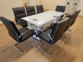 Офис столове: посетителски от естествена кожа и работни от еко кожа, снимка 7