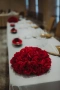 Изкуствени розови листенца листа от рози червени сватба свети Валентин, снимка 10