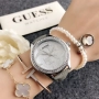 Дамски ръчен часовник Guess с кожена верижка, снимка 9