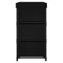 vidaXL Шкаф за съхранение с 6 чекмеджета, 55x29x55 см, черна стомана, снимка 4