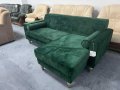 ПРОМОЦИЯ!!! Зелен диван от плат с лежанка, снимка 2