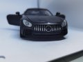 Mercedes Benz GTR макет черен, снимка 8