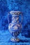 синя испанска ваза, снимка 2