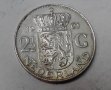 Сребърна монета 2,5 гулдена 1961 г. Холандия, снимка 1