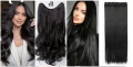 Черни треси екстеншън Дължина 60см Цена 21€, снимка 4