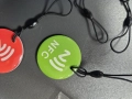 NFC tag таг програмируем ключодържател лепенка карта за споделяне на информация, снимка 5