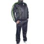 Мъжки спортен екип RAYMOND, графит с електриково зелено, полиестер, снимка 3