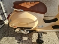 Акумулаторен мотоциклет Vespa 6V с фарове – в бежово-кафяв цвят, снимка 2