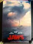 Ретро плакат "Челюсти" (Jaws) – Висококачествен канавас (платно), снимка 1