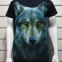 Нова мъжка тениска с дигитален печат Вълк, Серия Вълци, снимка 6