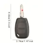 Кутийка за ключ Renault с 2 бутона за Renault/Dacia:Clio,Kangoo,Master, Modus, Trafic,Twingo, NE72, снимка 1