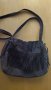 Кафява чанта с ресни, естествен велур, снимка 1 - Чанти - 37178251