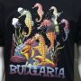 Нова мъжка тениска с трансферен печат България Морски кончета, снимка 2