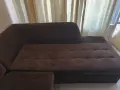 ъглов диван с функция за сън , снимка 5