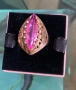 Руски златен пръстен с уникален  камък, снимка 3